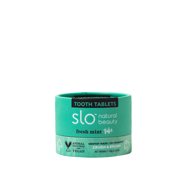 Slo Natural Beauty Fresh Mint toothpaste Tablets (60 tabs)