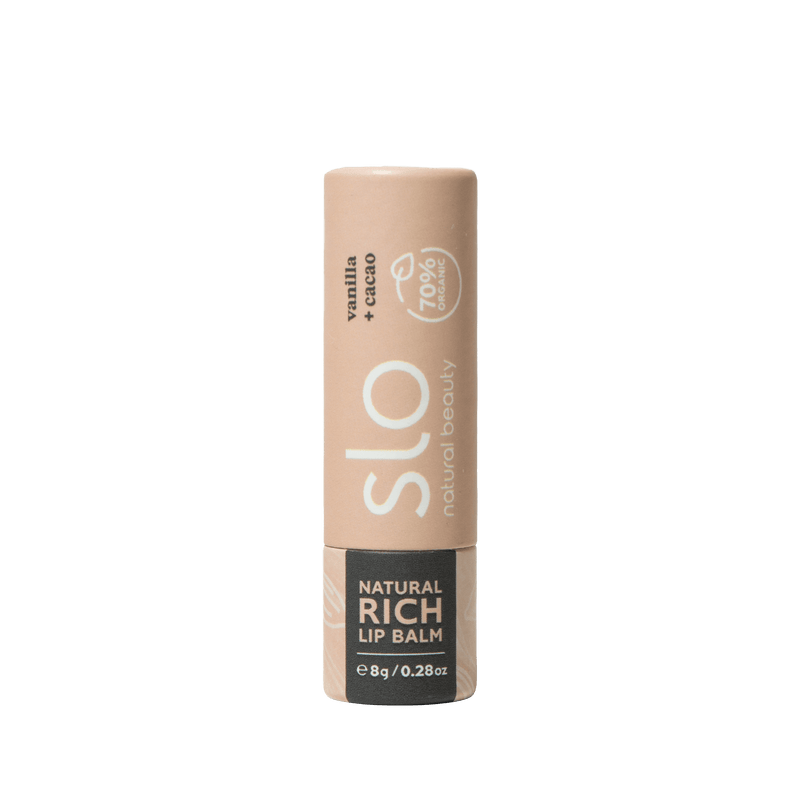 Slo Natural Beauty Lip Balm Vanilla + Cacao