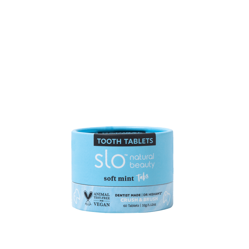 Slo Natural Beauty Soft Mint toothpaste Tablets (60 tabs)