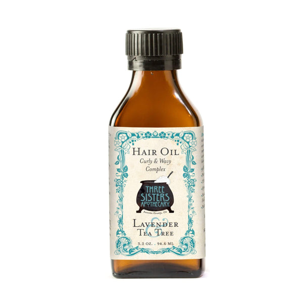 Three Sisters Apothecary Hair Oil Lavender 3.2oz - The Scarlet Sage Herb Co.