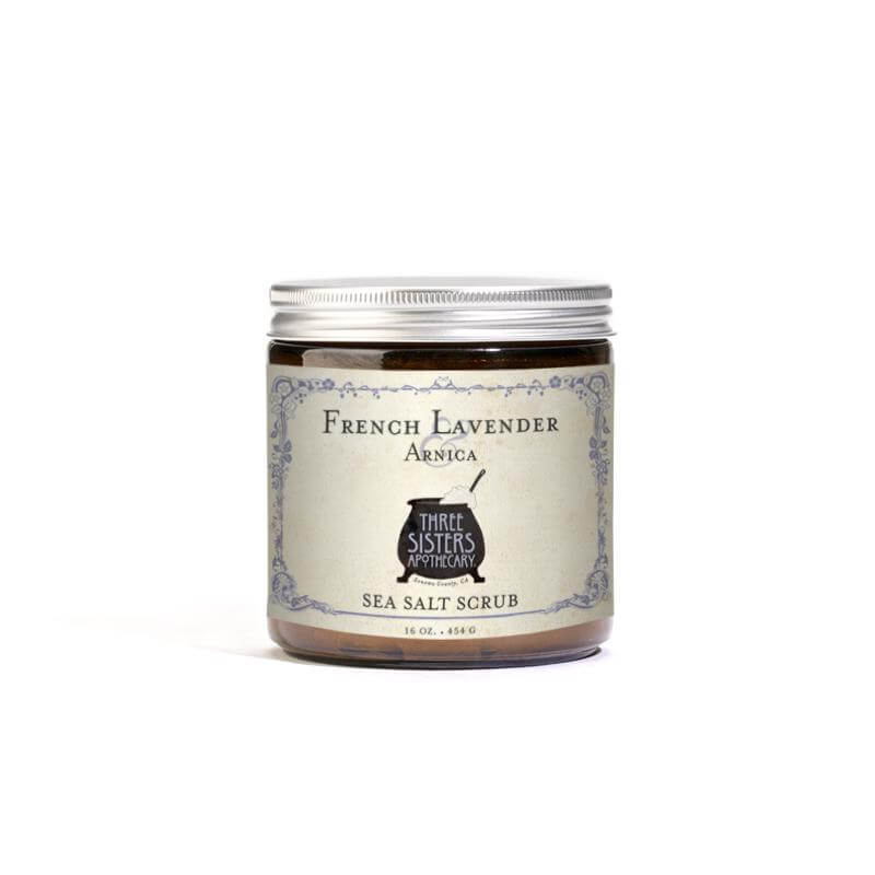 Three Sisters Apothecary Salt Scrub French Lavender 16oz
