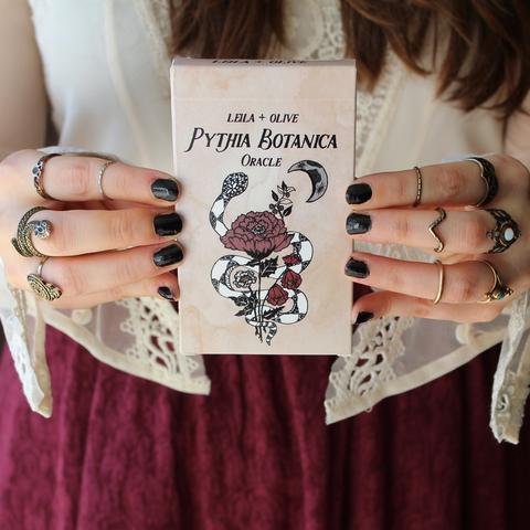 Pythia Botanica Oracle Deck by Leila + Olive - The Scarlet Sage Herb Co.