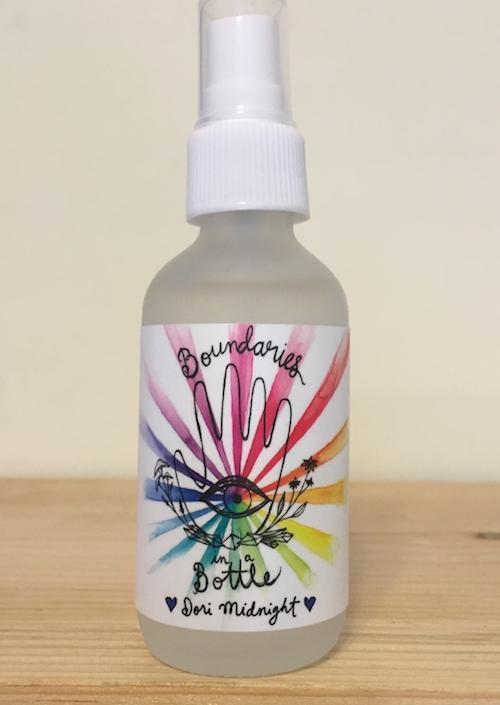Dori Midnight Boundaries In A Bottle Spray 2 oz.-Flower Essences-The Scarlet Sage Herb Co.