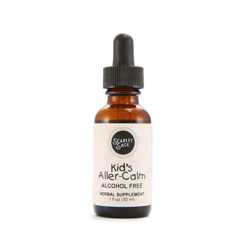 Scarlet Sage Kid's Aller-Calm - Alcohol Free 1oz Tincture - The Scarlet Sage Herb Co.