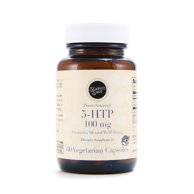 Scarlet Sage 5-HTP 100mg 60ct - The Scarlet Sage Herb Co.