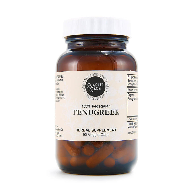 Scarlet Sage Fenugreek 90ct - The Scarlet Sage Herb Co.