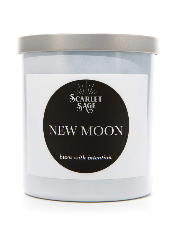 Scarlet Sage Candle - New Moon - The Scarlet Sage Herb Co.