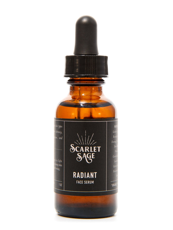 Scarlet Sage Radiant Facial Serum-Scarlet Sage Oils, Sprays & Bath Salts-The Scarlet Sage Herb Co.