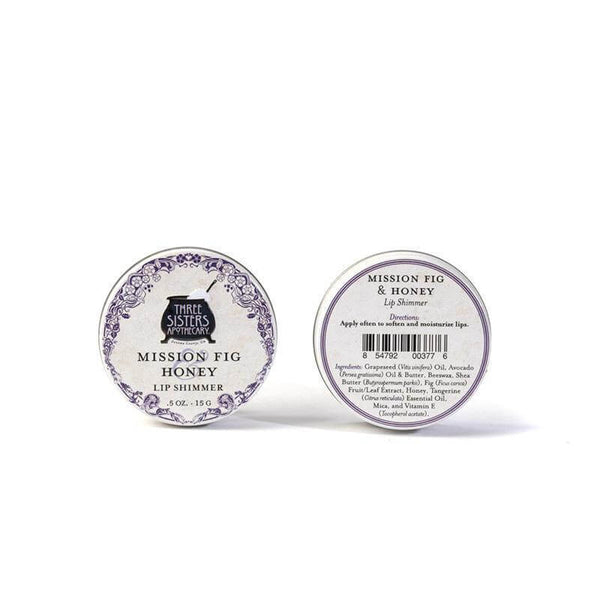 Three Sisters Apothecary Lip Shimmer Mission Fig Honey .5 Oz - The Scarlet Sage Herb Co.