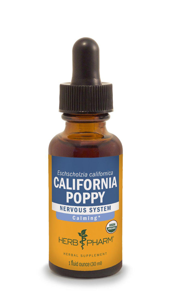 Herb Pharm California Poppy 1oz-Tinctures-The Scarlet Sage Herb Co.