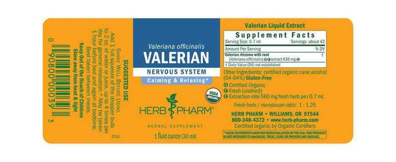 Herb Pharm Valerian