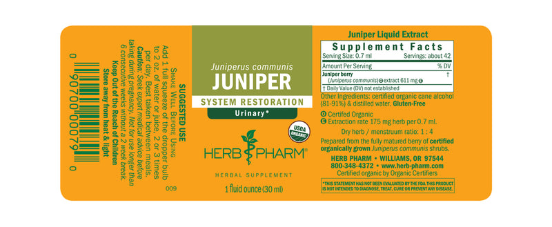 Herb Pharm Juniper 1oz
