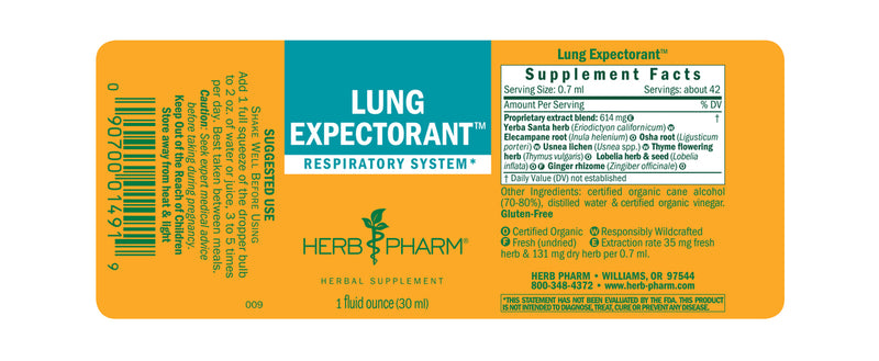 Herb Pharm Lung Expectorant 1oz