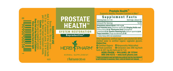 Herb Pharm Prostate Health 1oz