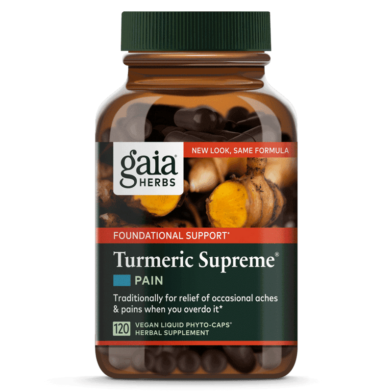 Gaia Herbs Turmeric Supreme Pain-Supplements-The Scarlet Sage Herb Co.