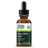 Gaia Herbs Tincture Gotu Kola Leaf 1oz-Tinctures-The Scarlet Sage Herb Co.