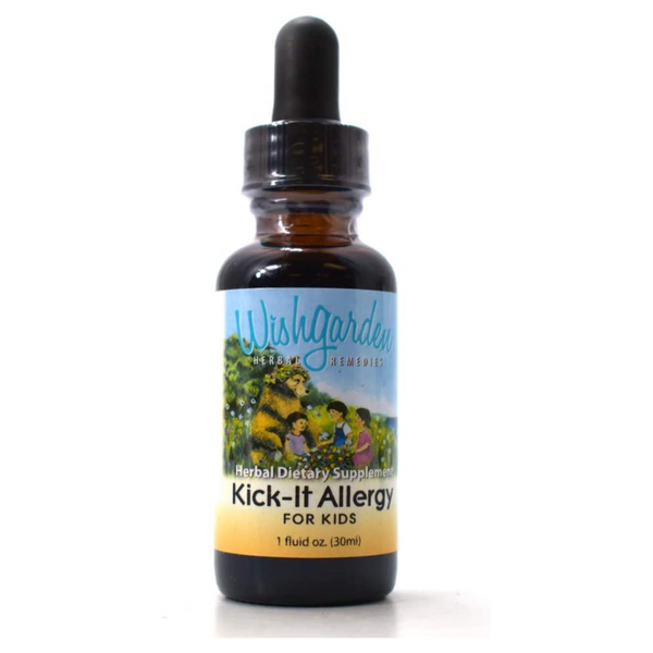 Wishgarden Kids Kick It Allergy 1oz-Tinctures-The Scarlet Sage Herb Co.