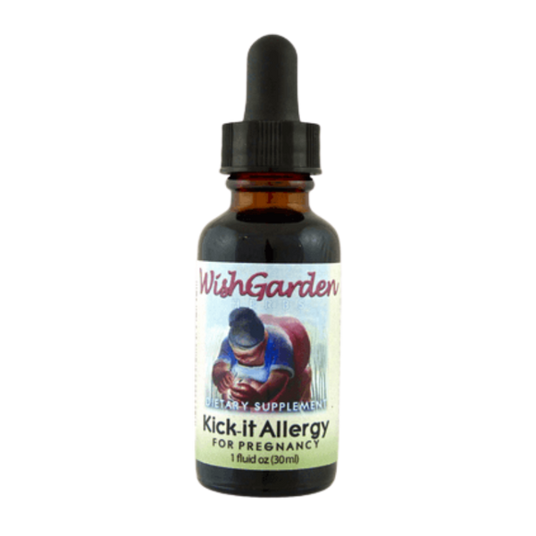 Wishgarden Pregnancy Kick It Allergy 1oz-Tinctures-The Scarlet Sage Herb Co.