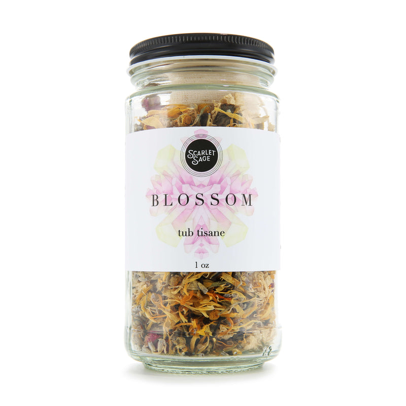 Blossom Tub Tisane 1oz - The Scarlet Sage Herb Co.