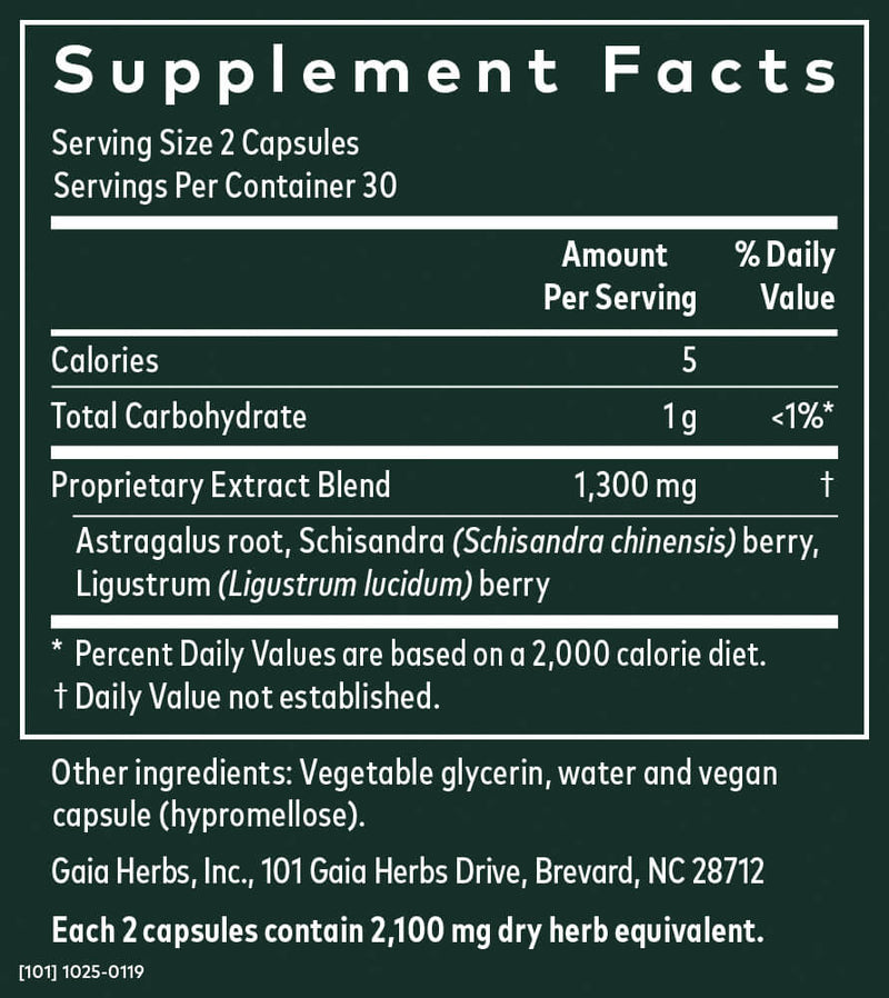Gaia Herbs Astragalus Supreme 60ct
