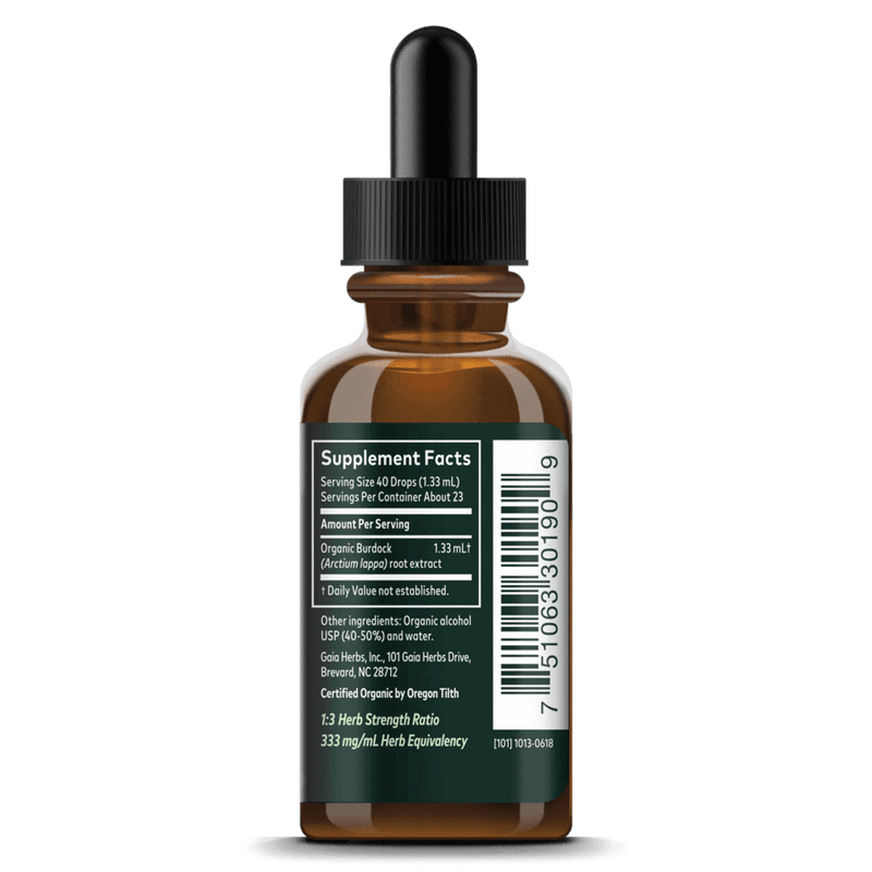 Gaia Herbs Tincture Burdock Root 1oz