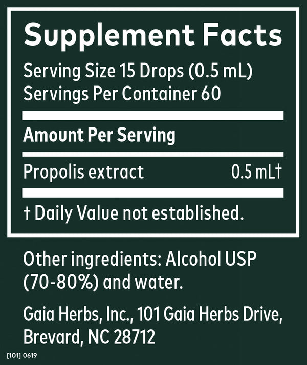Gaia Herbs Tincture Propolis Extract 1oz