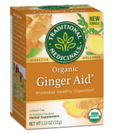Traditional Medicinals Ginger Aid 16Ct-Teas-The Scarlet Sage Herb Co.