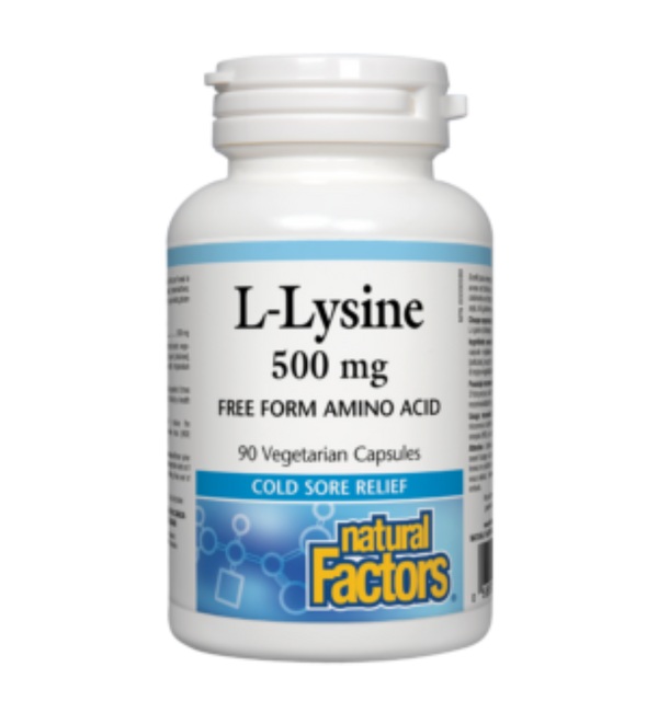 Natural Factors L-Lysine 90ct 500mg