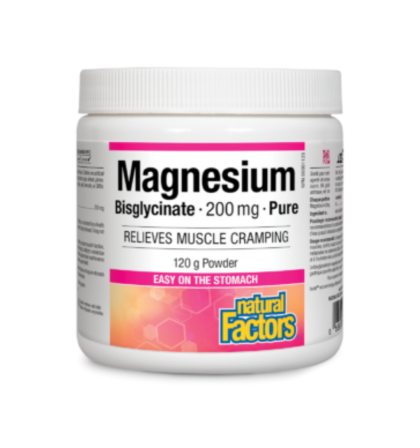 Natural Factors Magnesium Bisglycinate 200mg 4.2oz