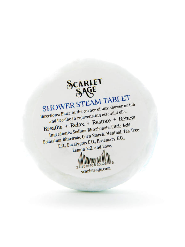 Shower Steam Tablet - The Scarlet Sage Herb Co.