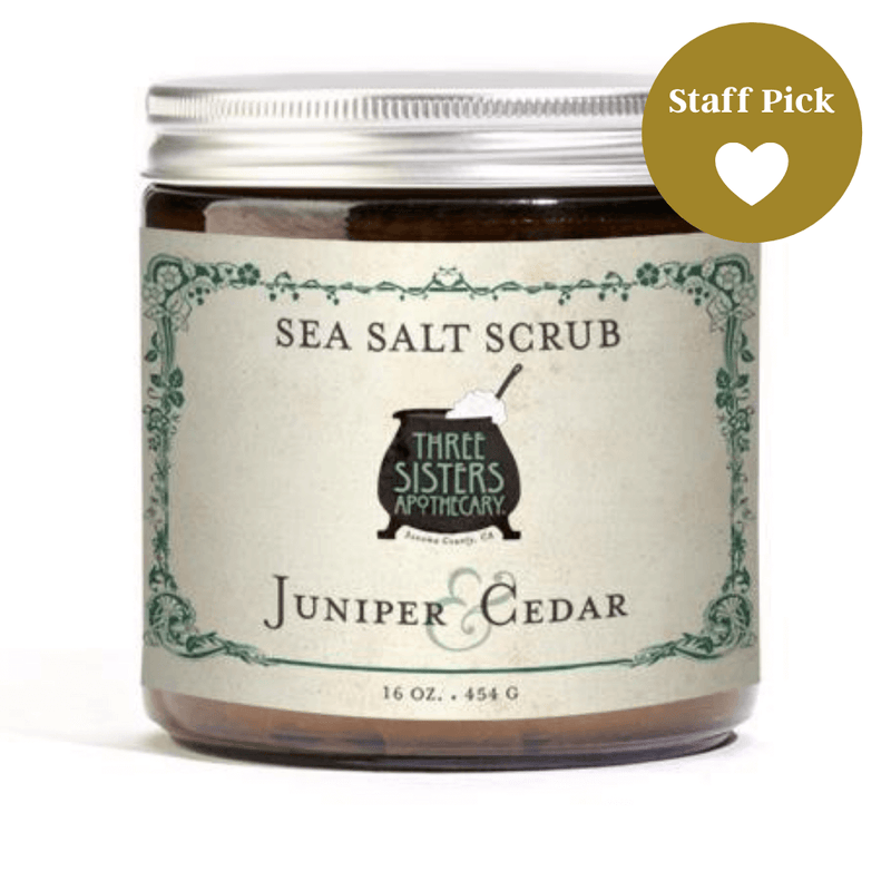 Three Sisters Apothecary Salt Scrub Juniper Cedar 16oz