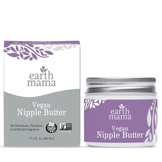 Earth Mama Balm Nipple Butter Vegan 2oz-Bodycare-The Scarlet Sage Herb Co.