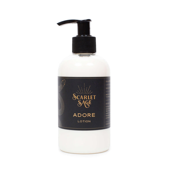 Scarlet Sage Adore Body Lotion-Scarlet Sage Face & Body care, Sprays, Bath Salts & Kits-The Scarlet Sage Herb Co.