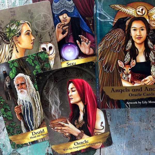 Angels And Ancestors Oracle Cards-The Scarlet Sage Herb Co.