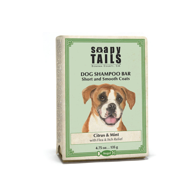 Three Sisters Apothecary Soapy Tails Shampoo Bar Citrus Mint 4.75oz-Pet Care-The Scarlet Sage Herb Co.