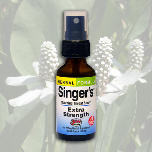 Herbs Etc Throat Spray Singers Extra Strength 1oz