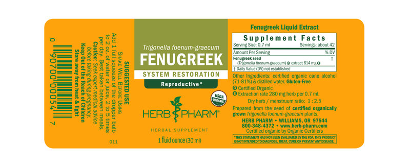 Herb Pharm Fenugreek