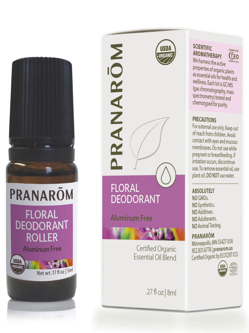 Pranarom Floral Deodorant Roller 8ml
