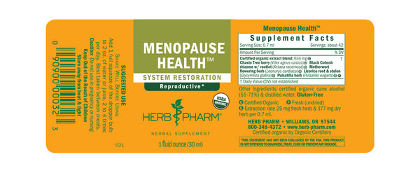 Herb Pharm Menopause Health 1oz