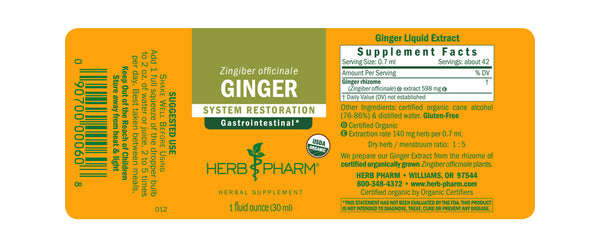 Herb Pharm Ginger 1oz