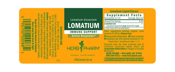 Herb Pharm Lomatium 1oz-Tinctures-The Scarlet Sage Herb Co.