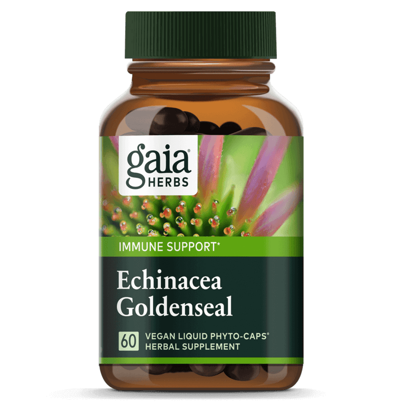 Gaia Herbs Echinacea Goldenseal 60ct