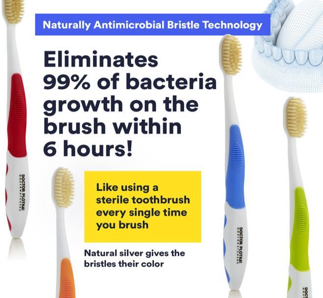Mouth Watchers Toothbrush Green-Default-The Scarlet Sage Herb Co.