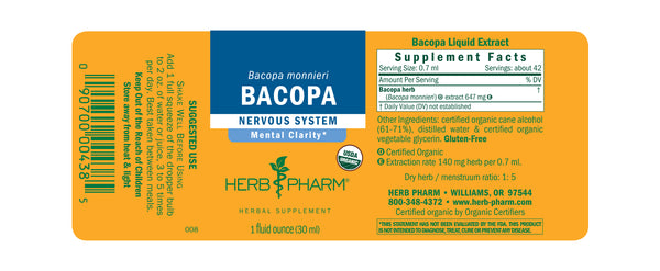 Herb Pharm Bacopa 1oz