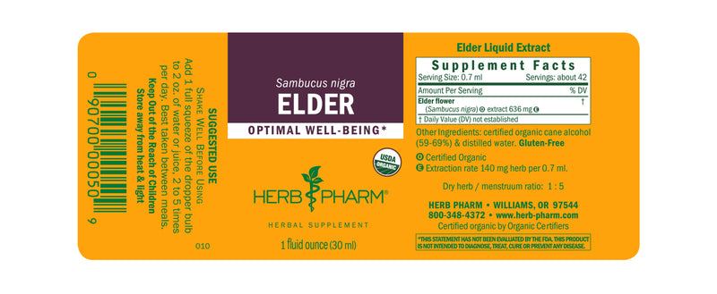 Herb Pharm Elder 1oz