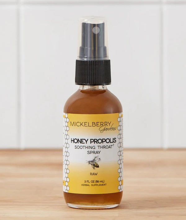 Mickelberry Gardens Throat Spray Honey Propolis 2oz