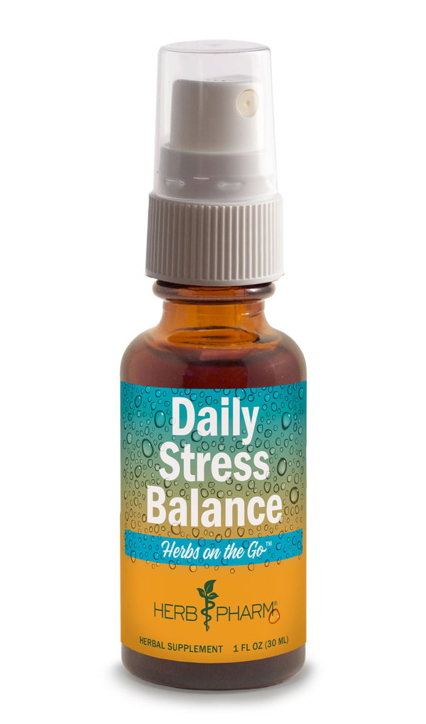 Herb Pharm Herbs on the Go: Daily Stress Balance 1oz-Tinctures-The Scarlet Sage Herb Co.