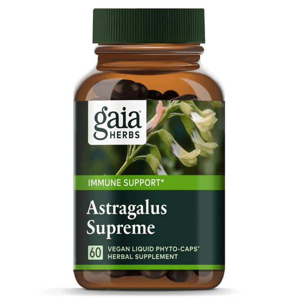 Gaia Herbs Astragalus Supreme 60ct-Supplements-The Scarlet Sage Herb Co.