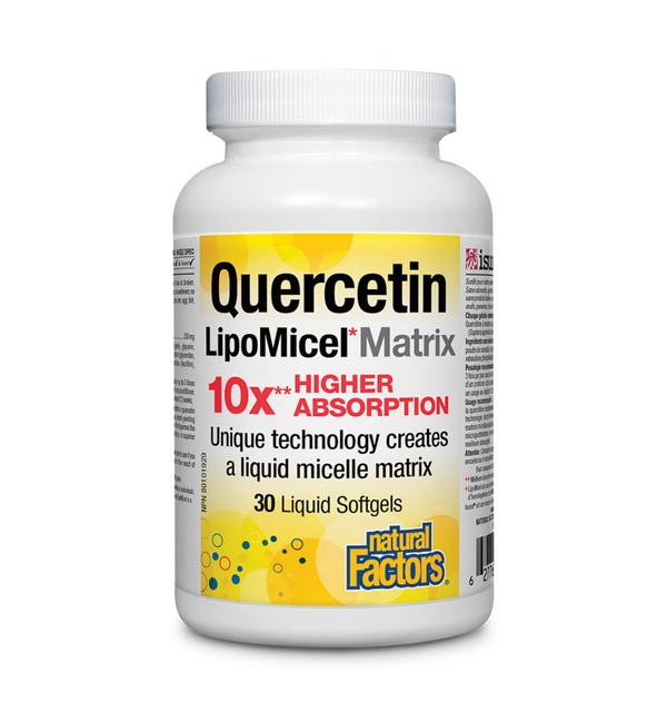 Natural Factors Quercetin LipoMicel Matrix 30ct