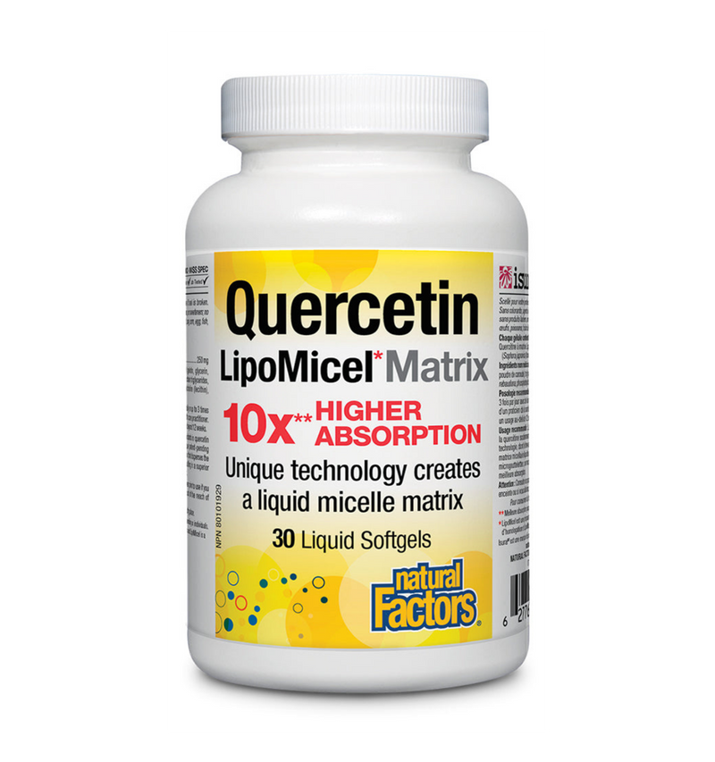 Natural Factors Quercetin LipoMicel Matrix 30ct